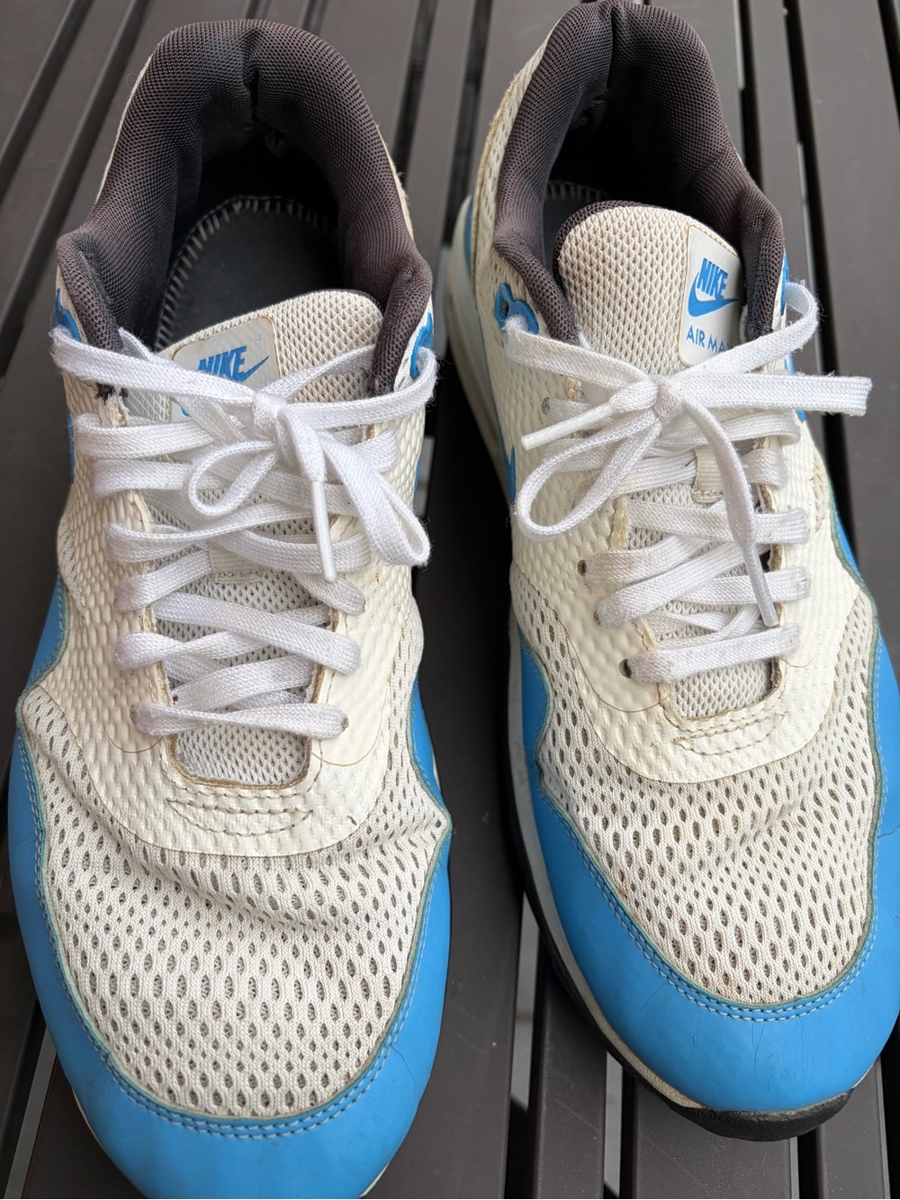 Nike White Air Max Sneakers / Golf shoes